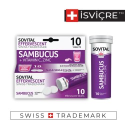 Sovital Sambucus ( Kara Mürver ) 10 Efervesan Tablet