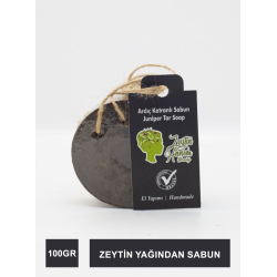 Zeytin Hanım Beauty %100 Zeytinyağı Sabunu - Ardıç Katranlı - 100Gr