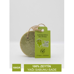 Zeytin Hanım Beauty %100 Zeytinyağı Sabunu - Sade - 100Gr