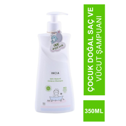 İncia Çocuk Doğal Saç Ve Vücut  Şampuanı 350 ml (S.K.T 04-2025)