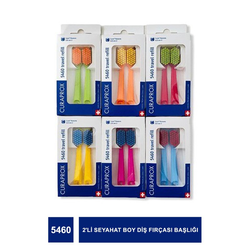 Curaprox CS Travel Refill Yedek Fırça 2 Adet Başlık