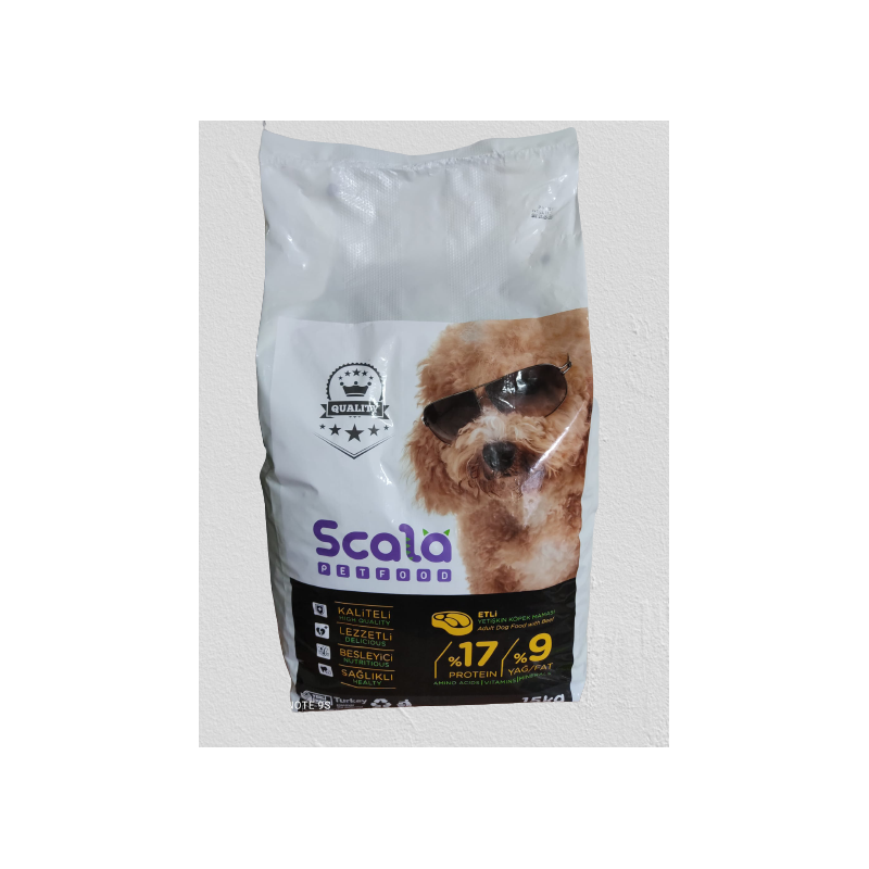 Scala Etli Yetişkin Köpek Maması 10 kg