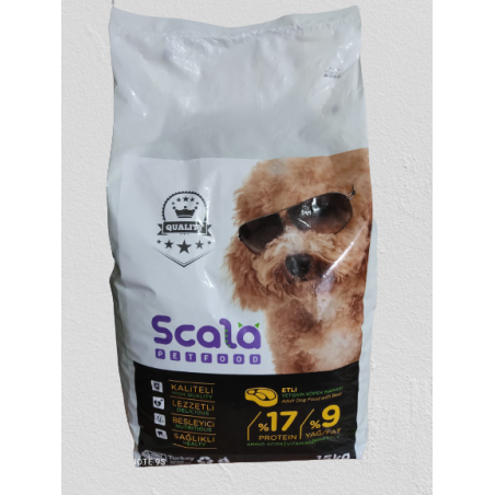 Scala Etli Yetişkin Köpek Maması 10 kg