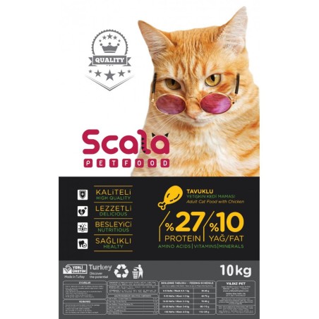 Scala Tavuk Etli Yetişkin Kedi Maması 10 kg