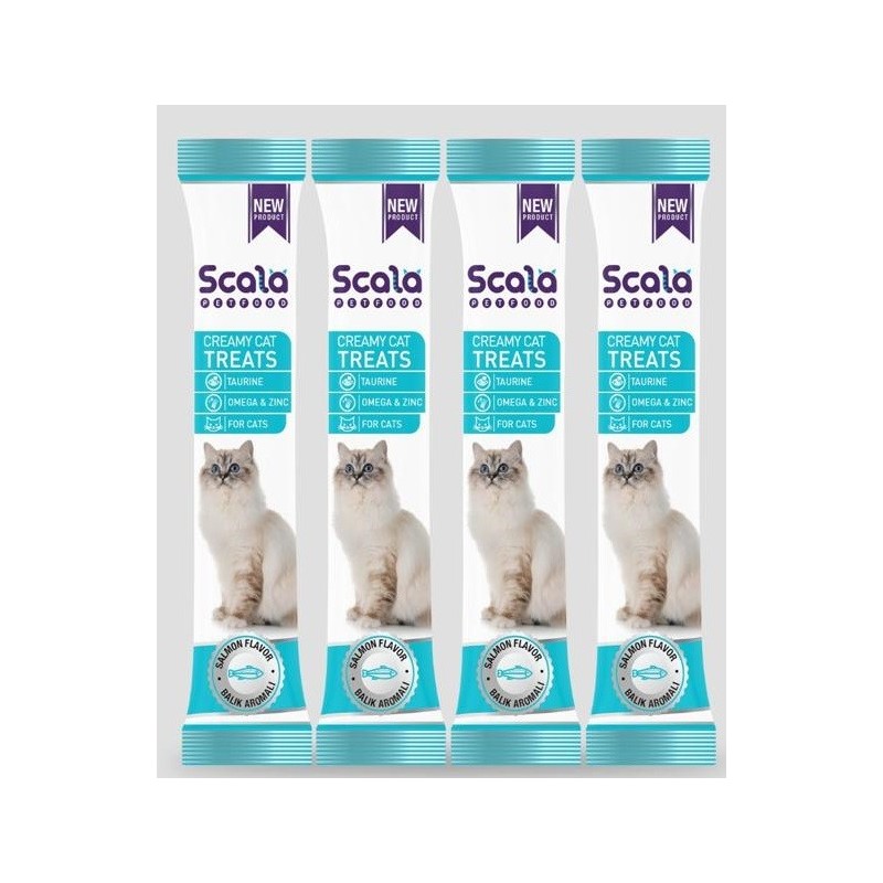 Scala Kedi Ödül Kreması Somonlu Tekli