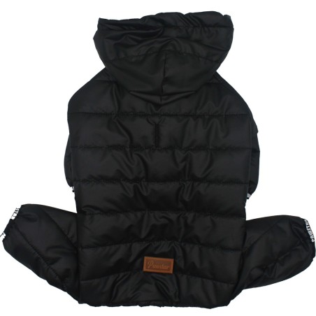 Paw Star Black Sport Big Rompers Köpek Yağmurluk 5XL