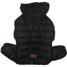 Paw Star Black Sport Big Rompers Köpek Yağmurluk 5XL