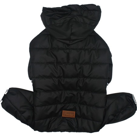 Paw Star Black Sport Big Rompers Köpek Yağmurluk 6XL