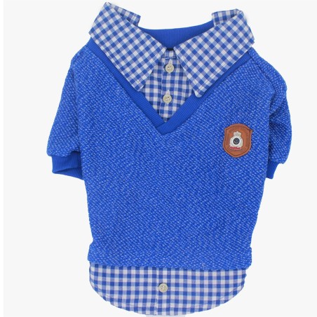 Paw Star Blue College Köpek Kıyafeti 2XL