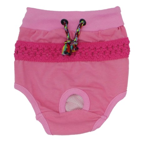 Paw Star Pembe Dantel Köpek Külot 2