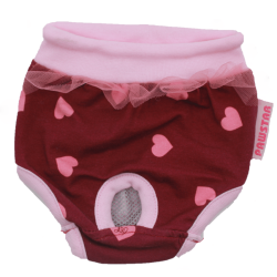 Paw Star Tiny Hearts Köpek Külot 0