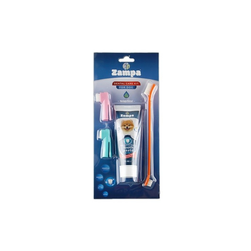 Zampa Köpekler İçin Diş Fırçalama Seti, 22cm-70gr