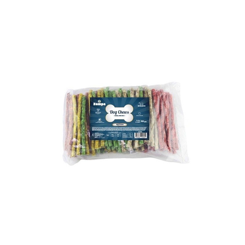Zampa Munchy Burgu Çubuk -Sticks- Kemik Köpek Ödülü 100 lü 5g