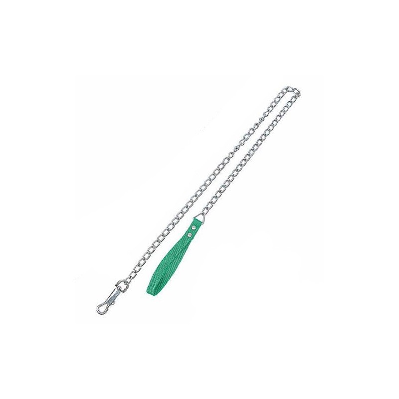 Zampa Yumuşak Dokulu Yeşil Köpek Gezdirme Zinciri 2.0 mm x 120 cm