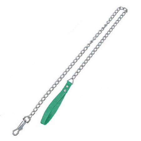 Zampa Yumuşak Dokulu Yeşil Köpek Gezdirme Zinciri 2.0 mm x 120 cm