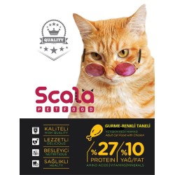 Scala Gurme Renkli Yetişkin Kedi Maması 10 kg