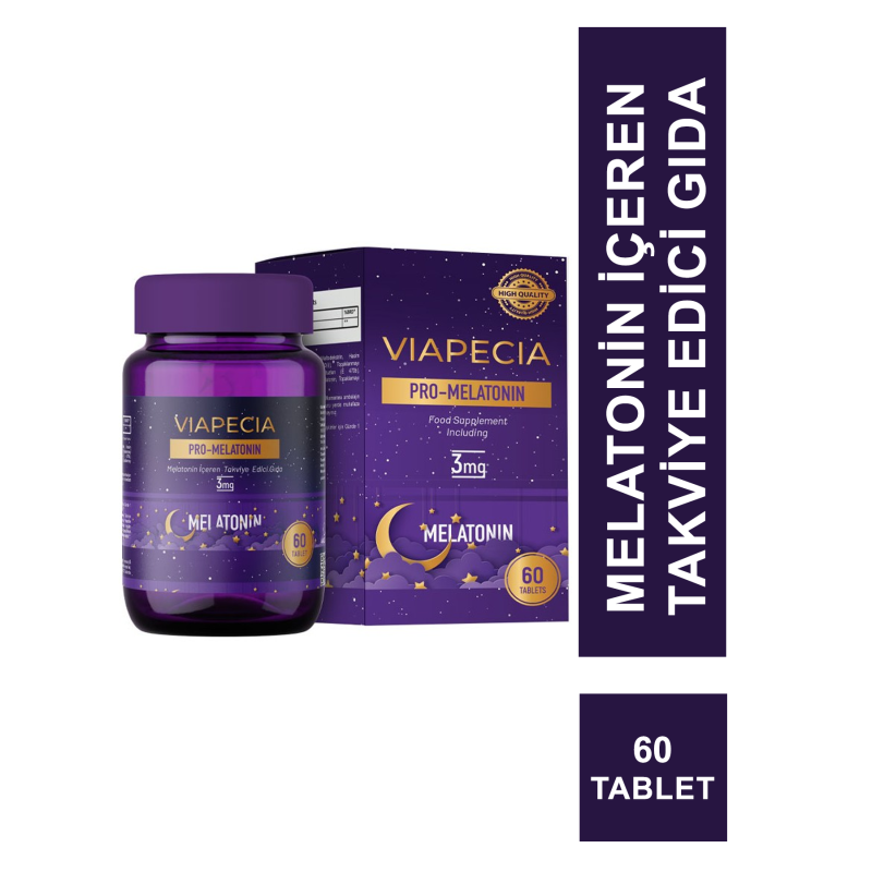 Viapecia Pro Melatonin 3mg 60 Tablet