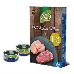 N&D Natural Kedi Konserve Etli Duo Menü 70 gr