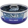 N&D Ocean Kedi Konserve Ton Balığı & Karides 70 gr