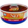 N&D Pumpkın Kedi Konserve Bıdırcın & Balkabağı 70 gr