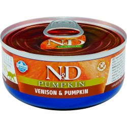 N&D Pumpkın Kedi Konserve Geyik & Balkabağı 70 gr