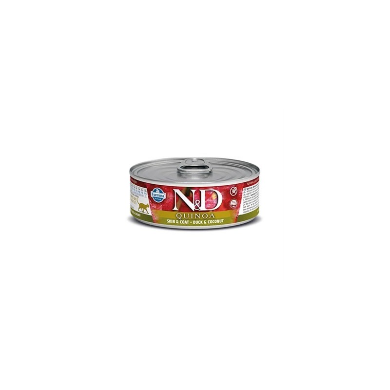N&D Quınoa Kedi Konserve Ördek ve Hindistan Cevizi 80 Gr