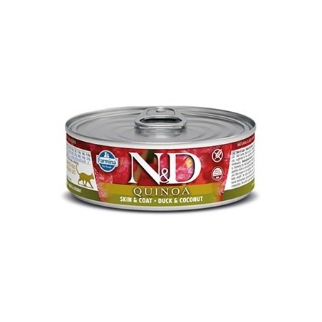 N&D Quınoa Kedi Konserve Ördek ve Hindistan Cevizi 80 Gr