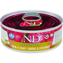 N&D Quınoa Kedi Konserve Bıldırcın & Hindistan Cevizi 80 Gr