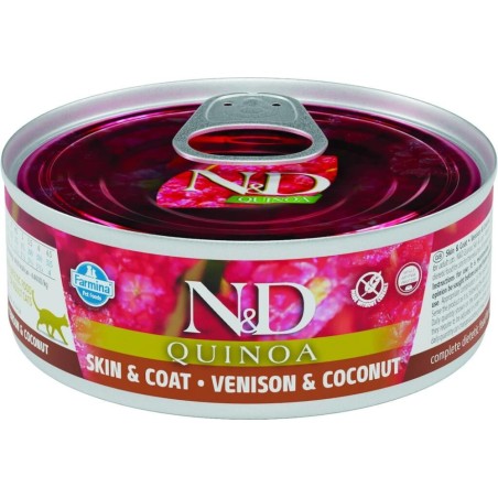 N&D Quınoa Kedi Konserve Geyik & Hindistan Cevizi 80 Gr