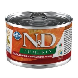 N&D Pumpkin Köpek Konserve Tavuk & Nar Puppy Mini 140 Gr