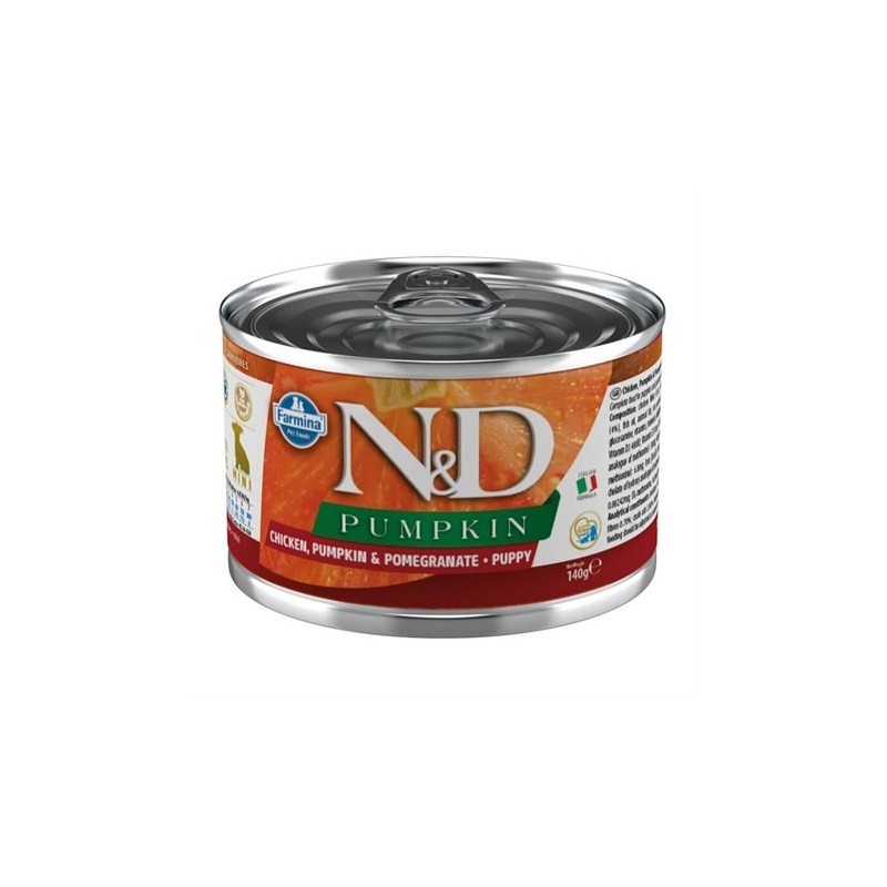 N&D Pumpkin Köpek Konserve Tavuk & Nar Puppy Mini 140 Gr