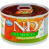 N&D Pumpkin Köpek Konserve Ördek & Balkabağı Mini 140 Gr
