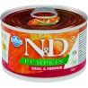 N&D Pumpkin Köpek Konserve Bıldırcın & Balkabağı Mini 140 Gr