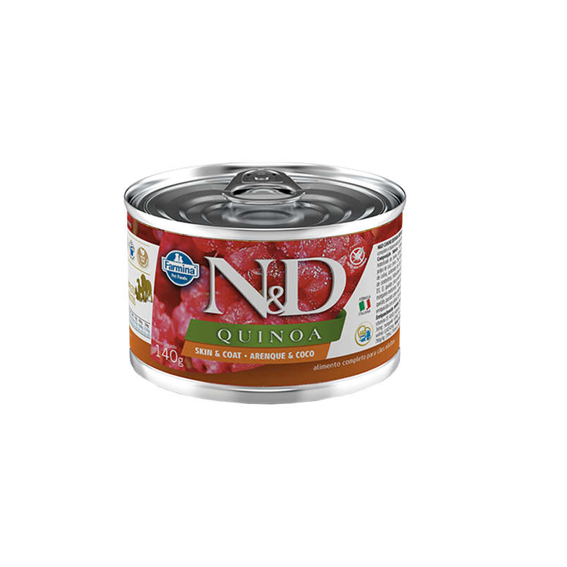 N&D Quınoa Köpek Konserve Ringa Balığı & Hindistan Cevizi Mini 140 Gr