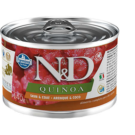 N&D Quınoa Köpek Konserve Ringa Balığı & Hindistan Cevizi Mini 140 Gr