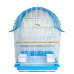 A-4004 Kuş Kafesi Oval Çatılı 48X37X68 cm