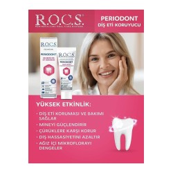 Rocs Periodont Diş Eti Koruması ve Bakımı Diş Macunu 75 ml