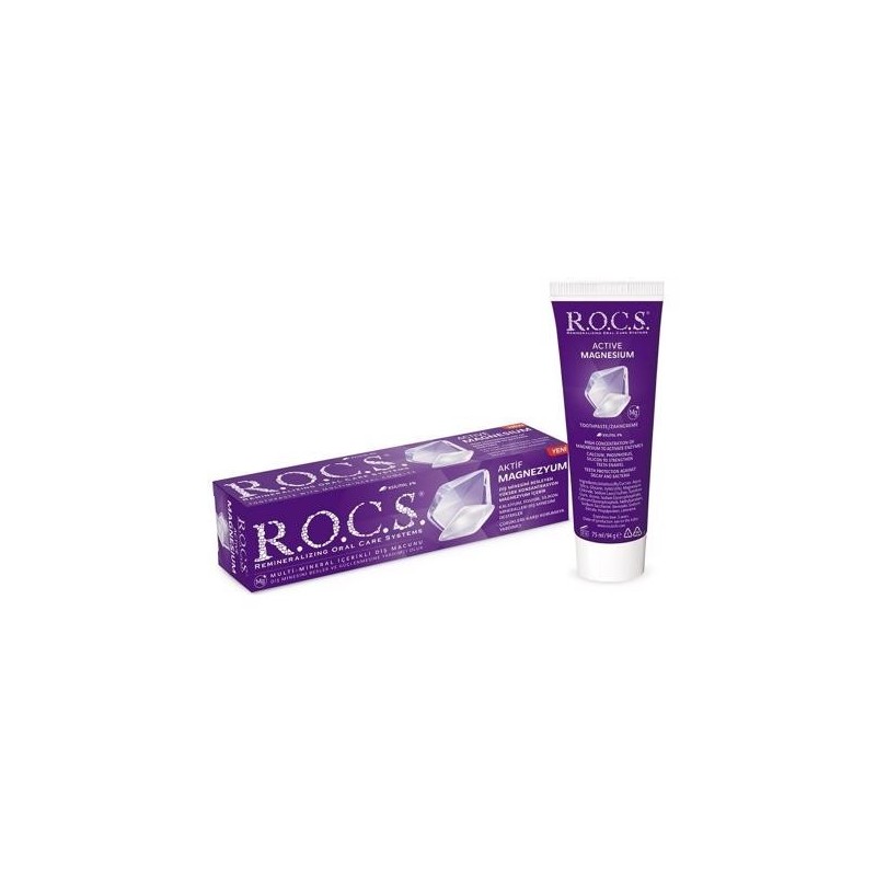 Rocs Aktif Magnezyum Diş Macunu 75 ml