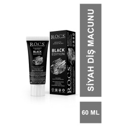 Outlet - Rocs Black Edition Diş Macunu 60 ml
