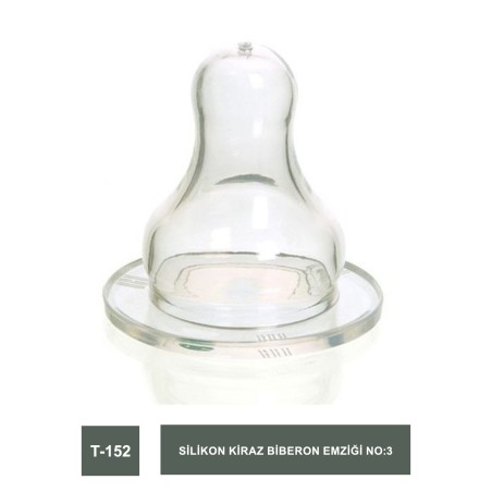 Bambino Silikon Kiraz Biberon Emziği No:3 T-152