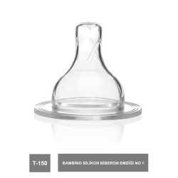 Bambino Silikon Biberon Emziği No 1 T-150