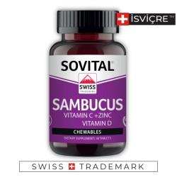 Sovital Sambucus ( Kara Mürver ) 30 Kapsül