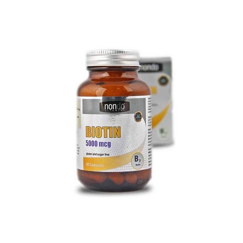 Nondo Biotin 5000mcg 30 Kapsül