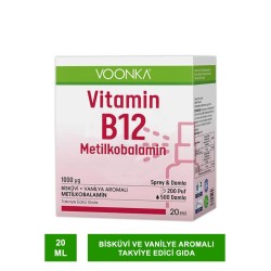 Outlet - Voonka Vi̇tami̇n B12 Meti̇lkobalami̇n Sprey & Damla 20 ml
