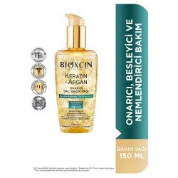 Bioxcin Keratin & Argan Onarıcı Saç Bakım Yağı 150 ml
