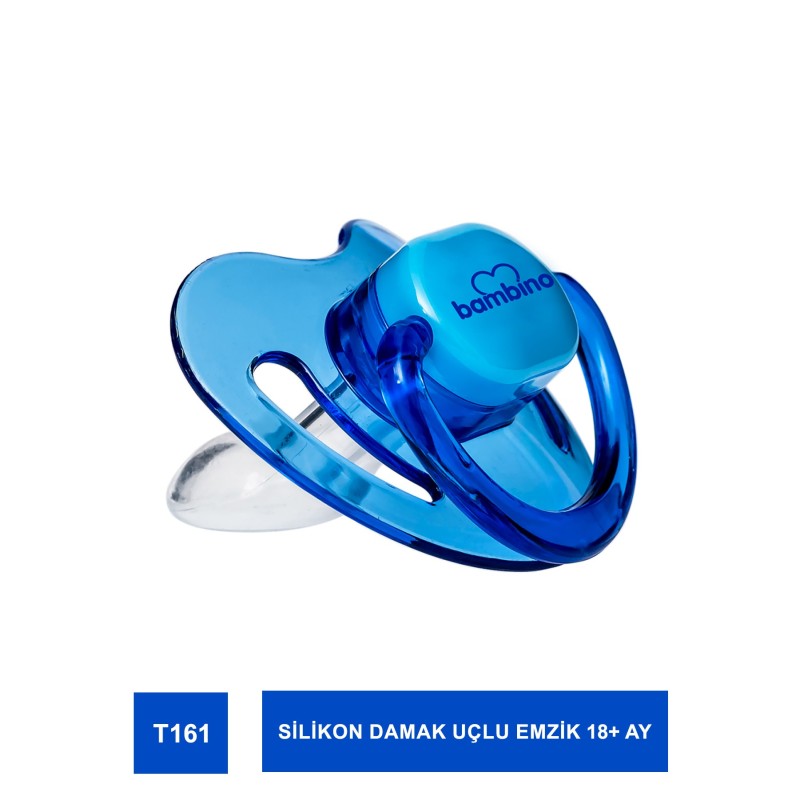 Bambino Silikon Damak Uçlu Emzik No3 T161 Bambino Silikon Damak Uçlu Emzik No3 T161