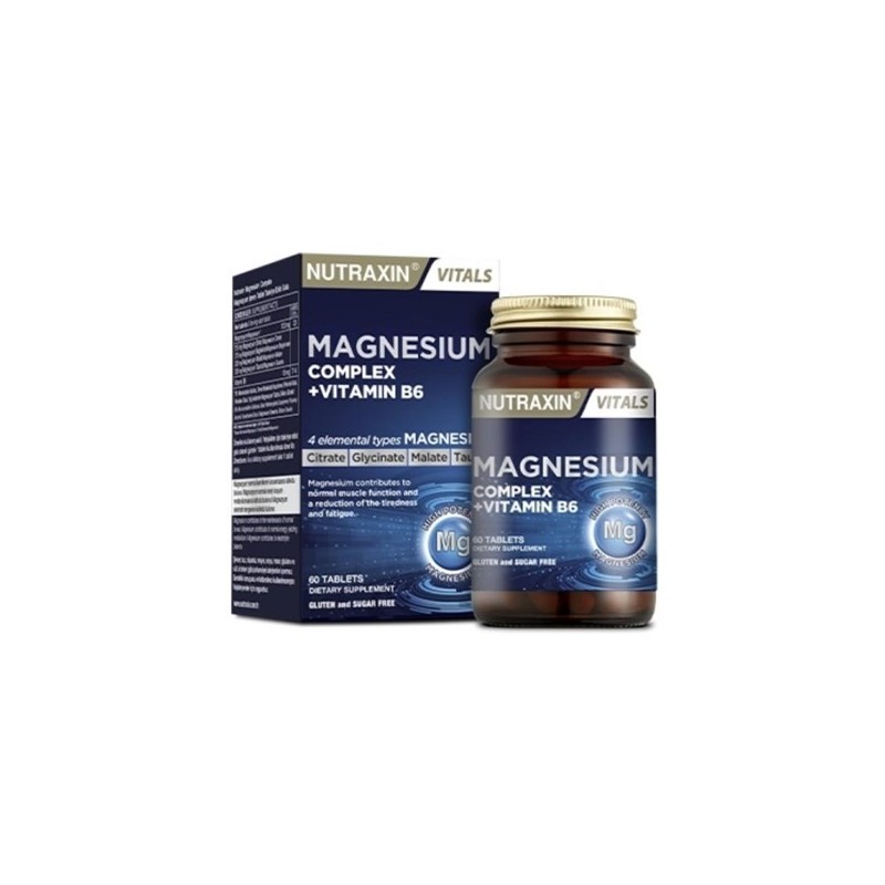 Nutraxin Magnesium Complex 125mg 60 Kapsül