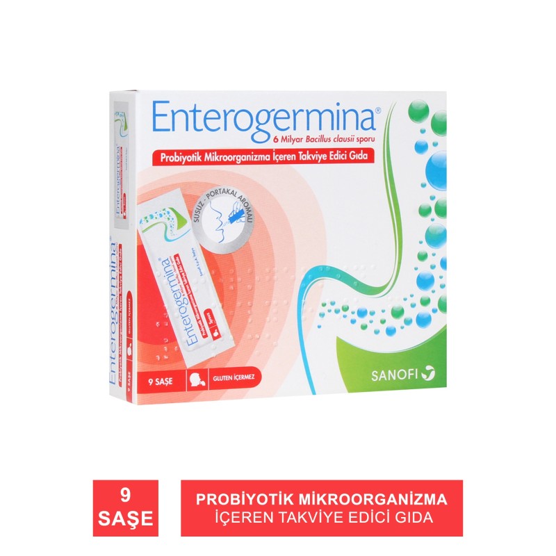 Enterogermina 6 Milyar Probiyotik Mikroorganizma İçeren 9 Şase