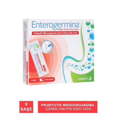 Enterogermina 6 Milyar Probiyotik Mikroorganizma İçeren 9 Şase