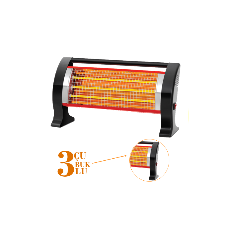 Minisan Dp1200Q 1200W Quartz Isıtıcı